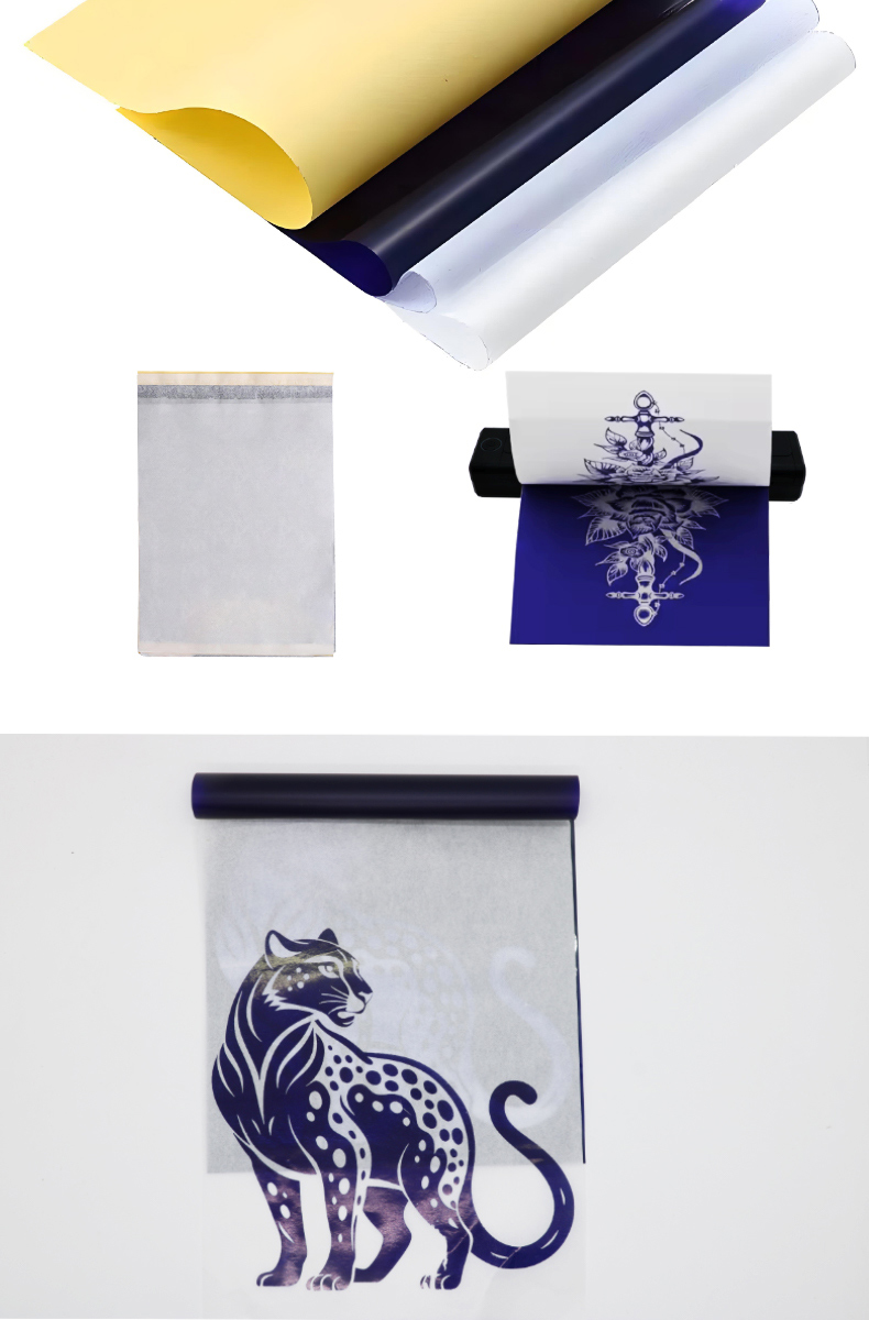 A4 Disposable Thermal Tattoo Transfer Paper Одноразовая бумага для термопереноса татуировки A4