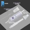 Одноразовая синяя коробка белая татуировка для подкладки
